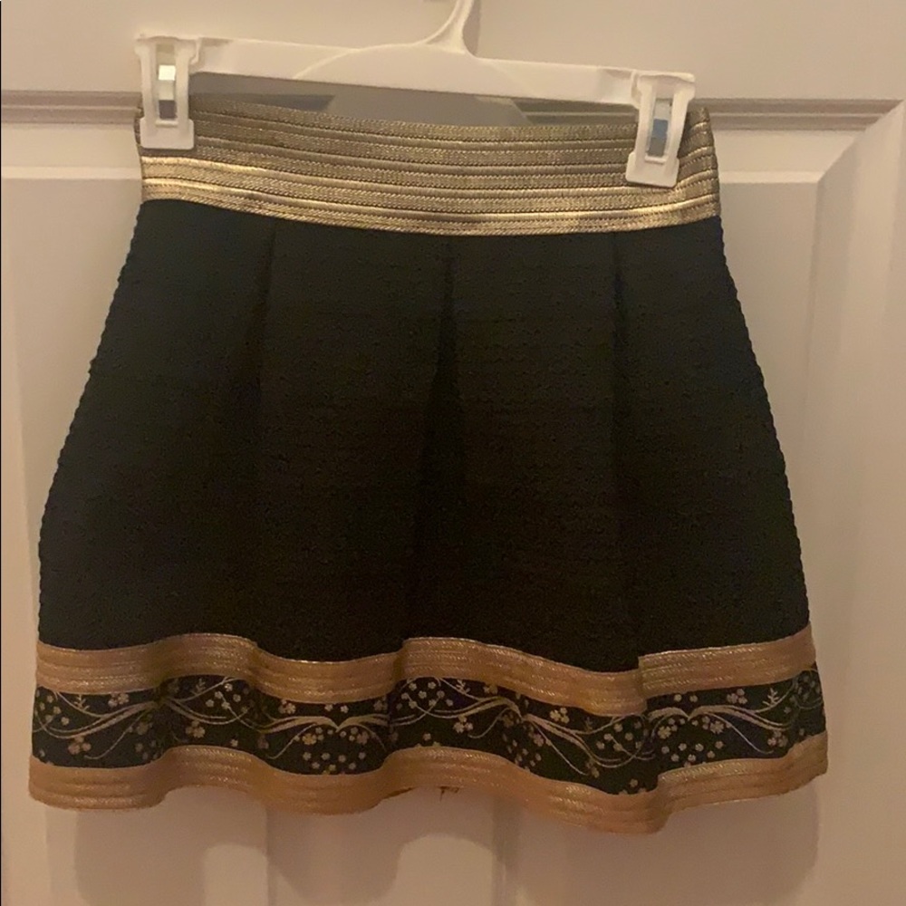 Black and Gold Skirt